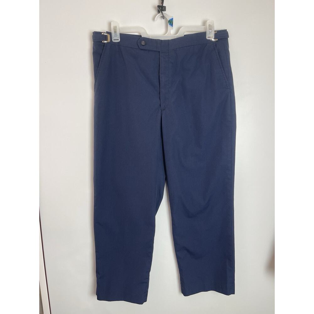 Meeting Street Gentlemen Slackeaze Men’s Trouser Pants Slacks 38x28” Navy‎ Blue